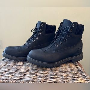 Timberland 6 inch Velvet collar waterproof boots